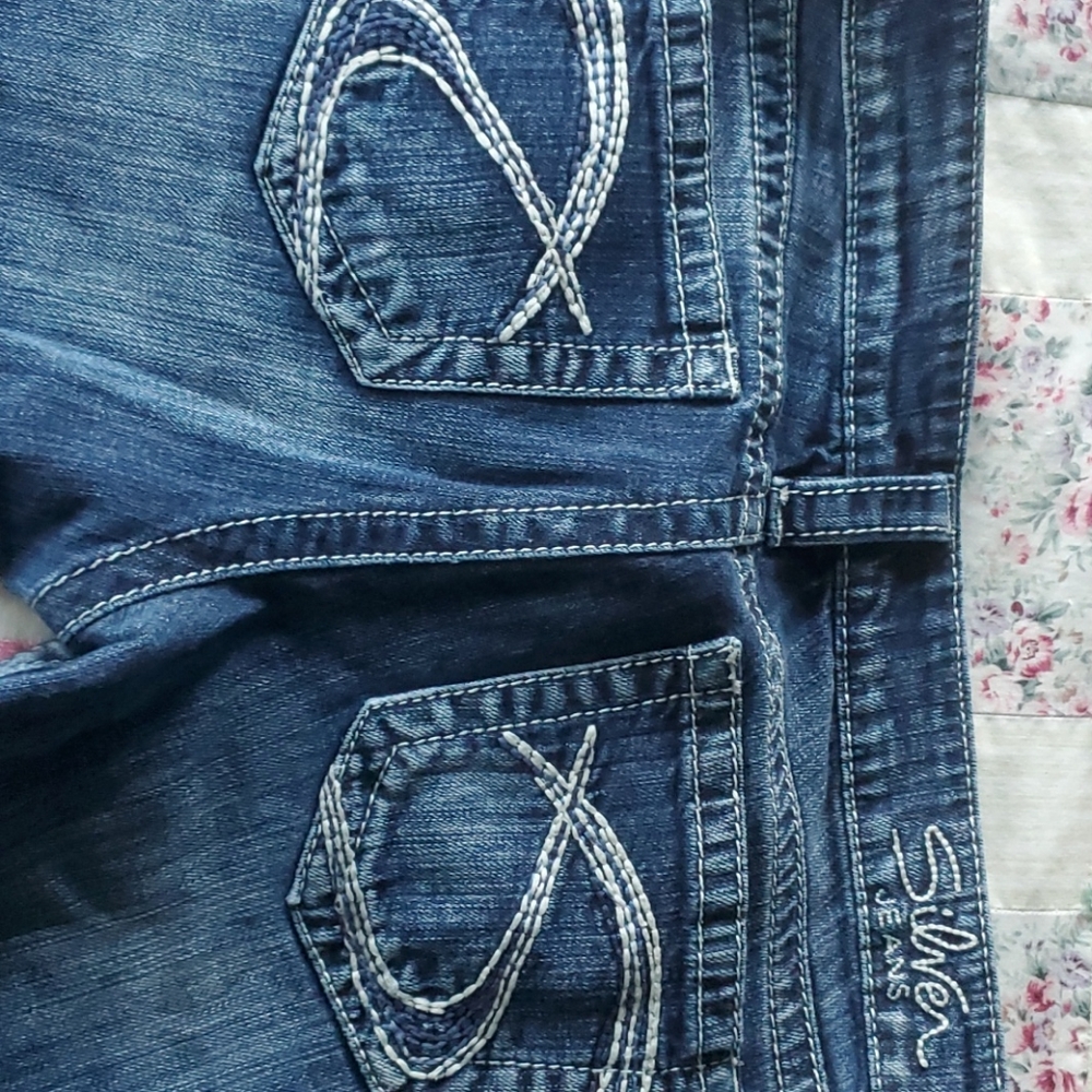 Silver bootcut jeans